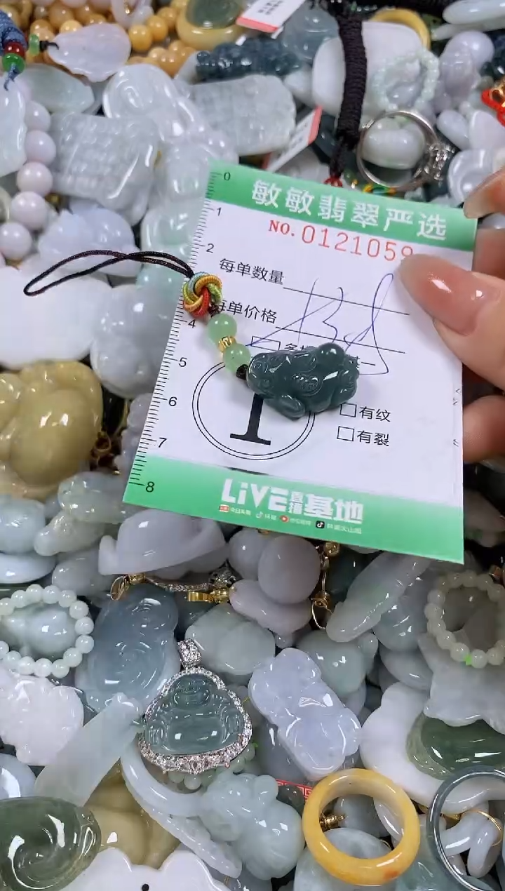 【闪购商品】翡翠颈饰未镶嵌闪购0121059多样性发其一