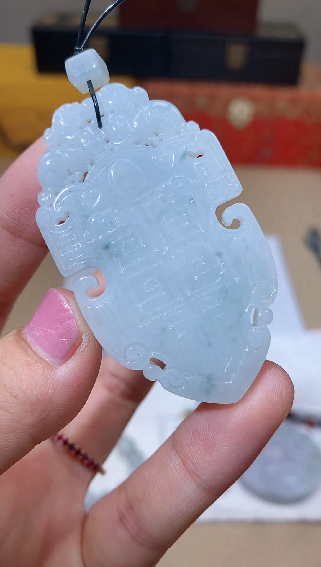 【闪购商品】翡翠颈饰合金天然A货翡翠