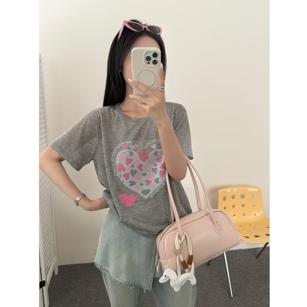 C113【线下同款】16针竹节~高定版！夏季短袖女针织衫清