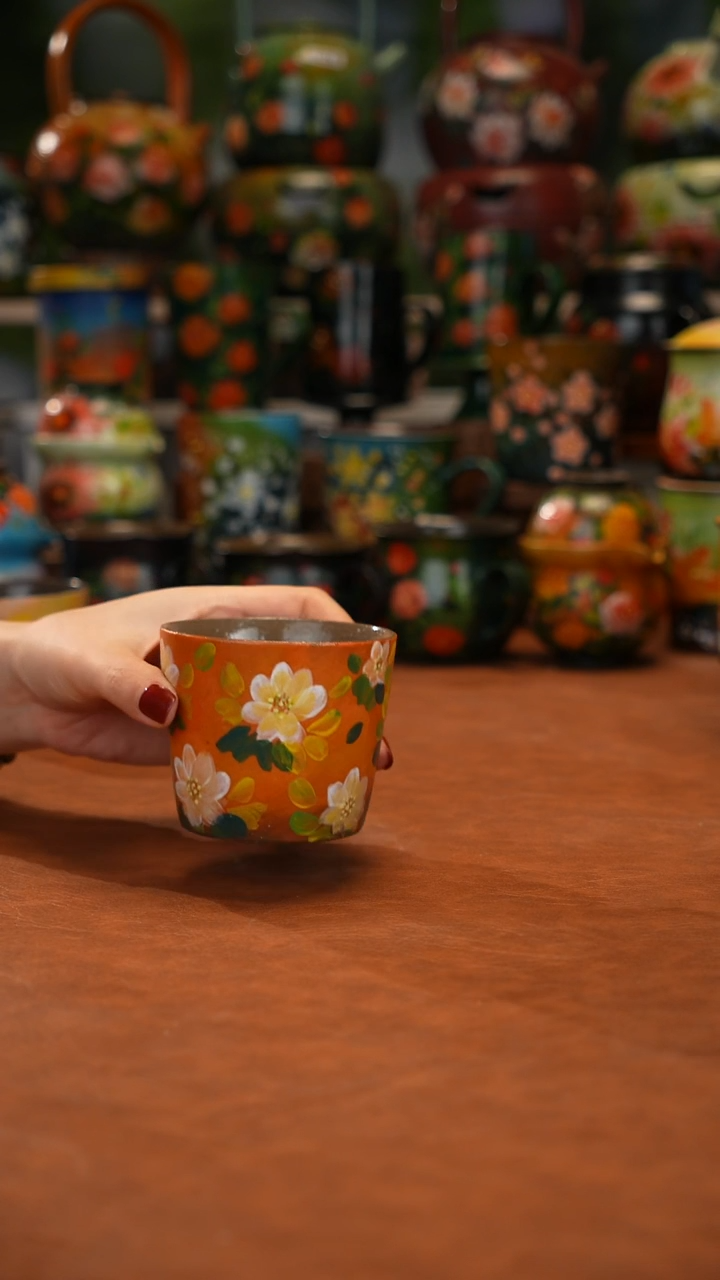 陶瓷油画手绘釉下彩