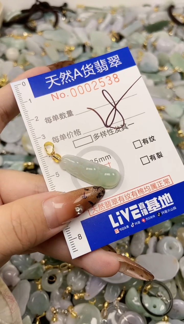 【闪购商品】翡翠颈饰未镶嵌天然A货翡翠
