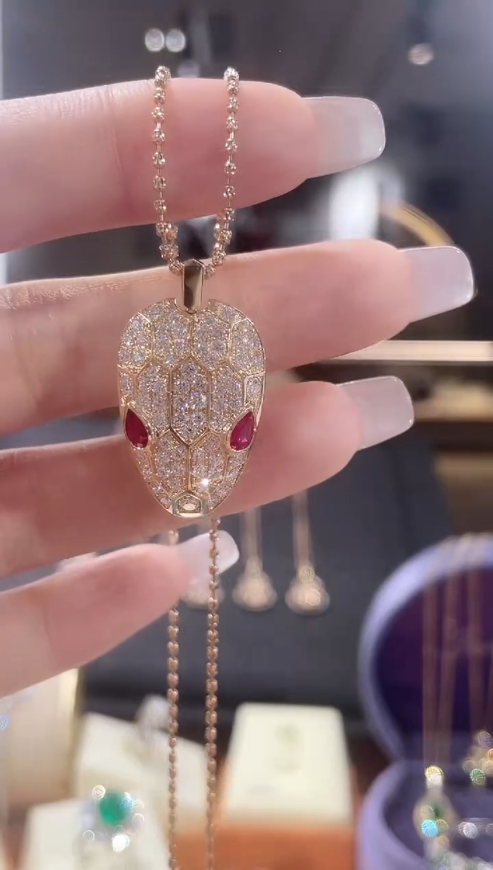 【闪购商品】实验室培育钻石颈饰18K金镶嵌项链