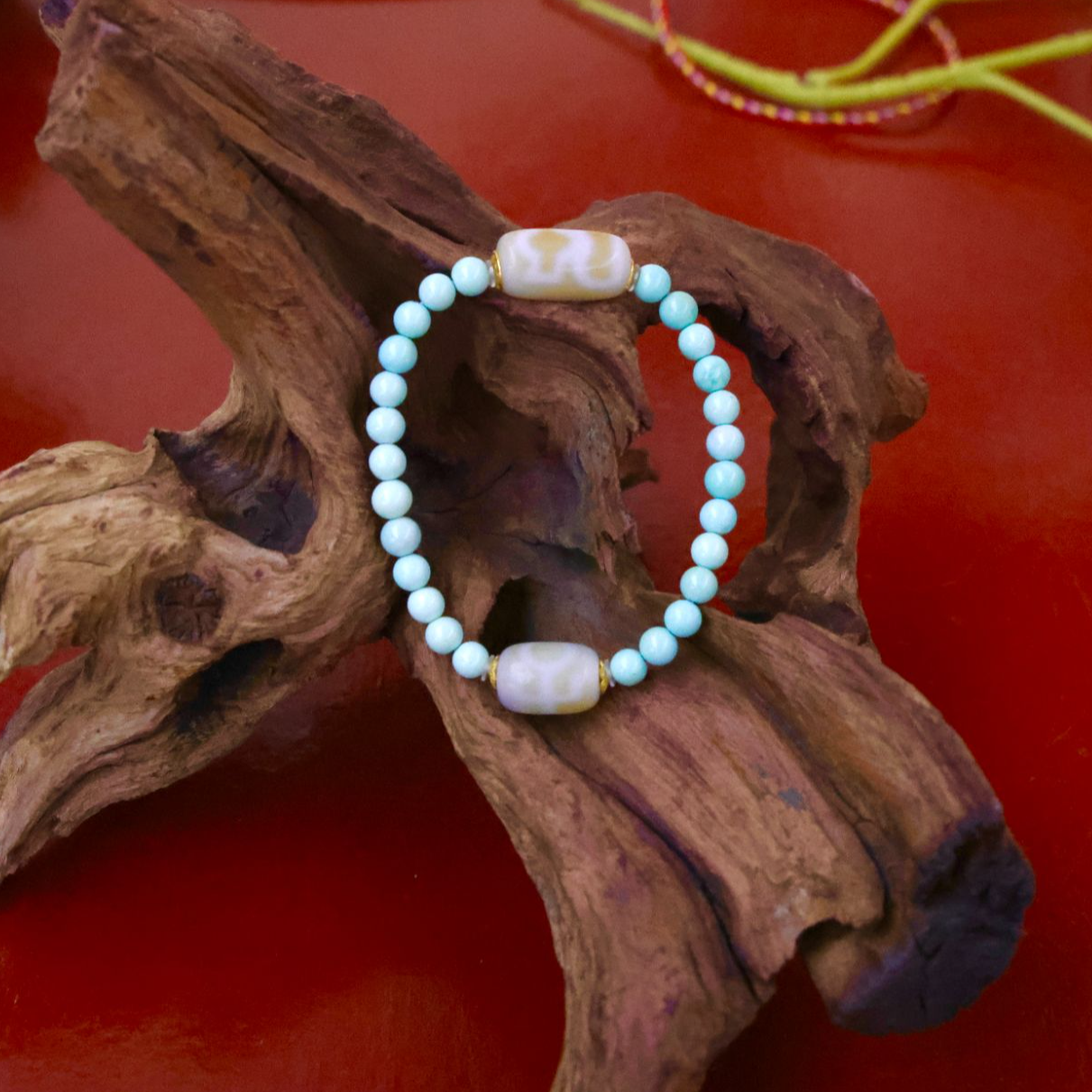 18k  g帽贵人天珠手串（拉萨直发）DU251110401