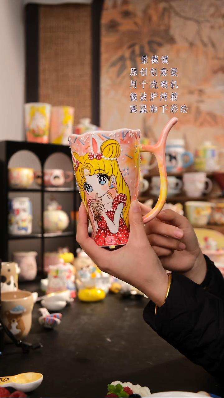 摆件陶旺的可以陶瓷设计师款