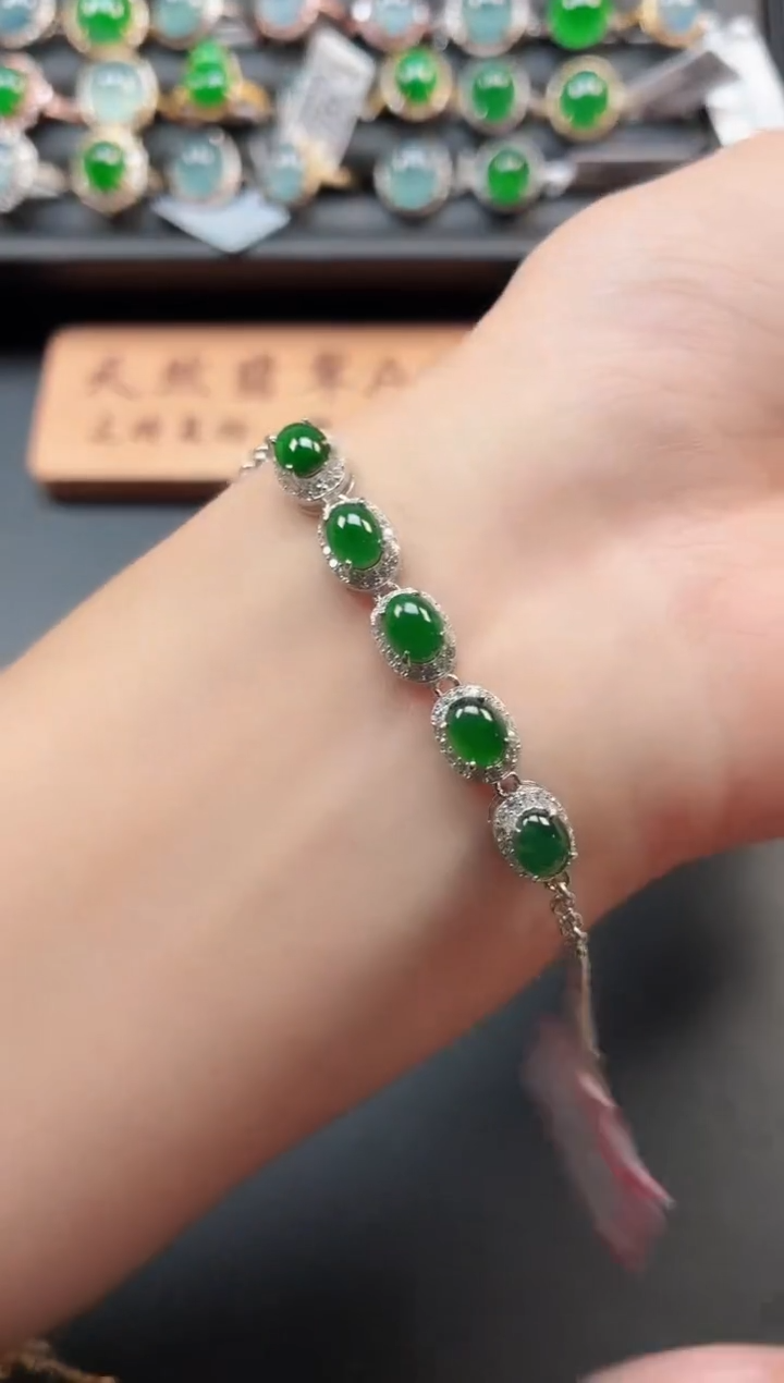 银S925镶嵌戒指翡翠111111