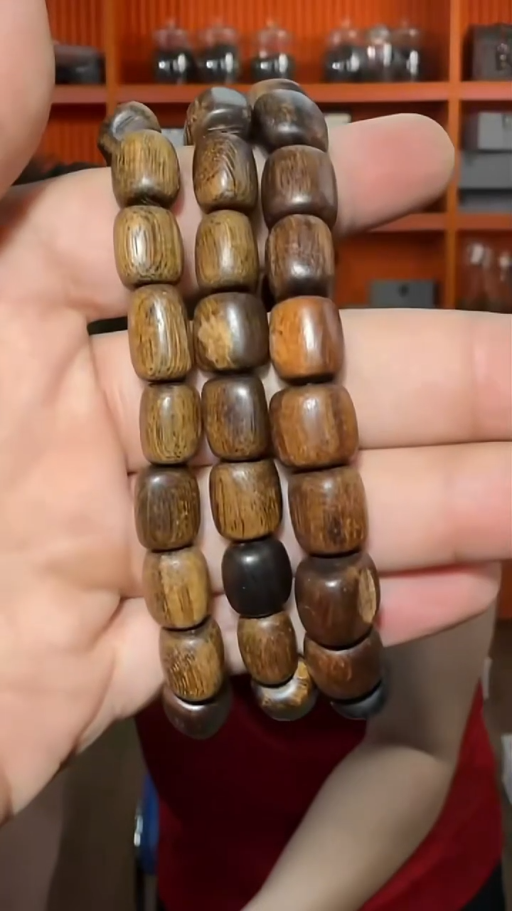 沉香手串a56号单圈0.9多样性发一