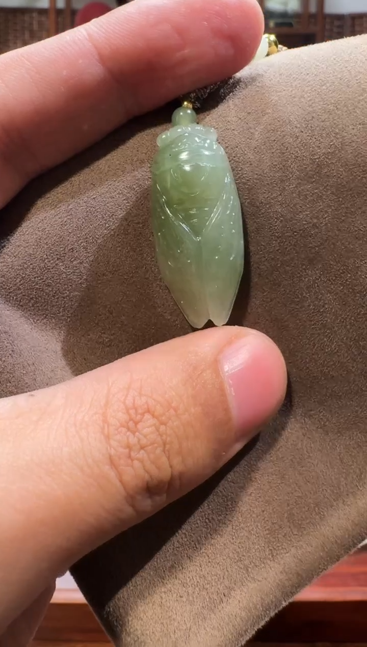 【闪购商品】和田玉吊坠未镶嵌1387一鸣惊人