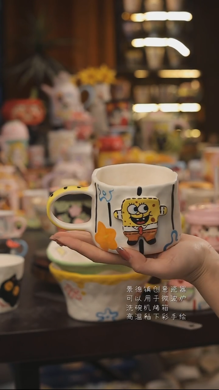景德镇釉下彩绘设计师款式陶瓷