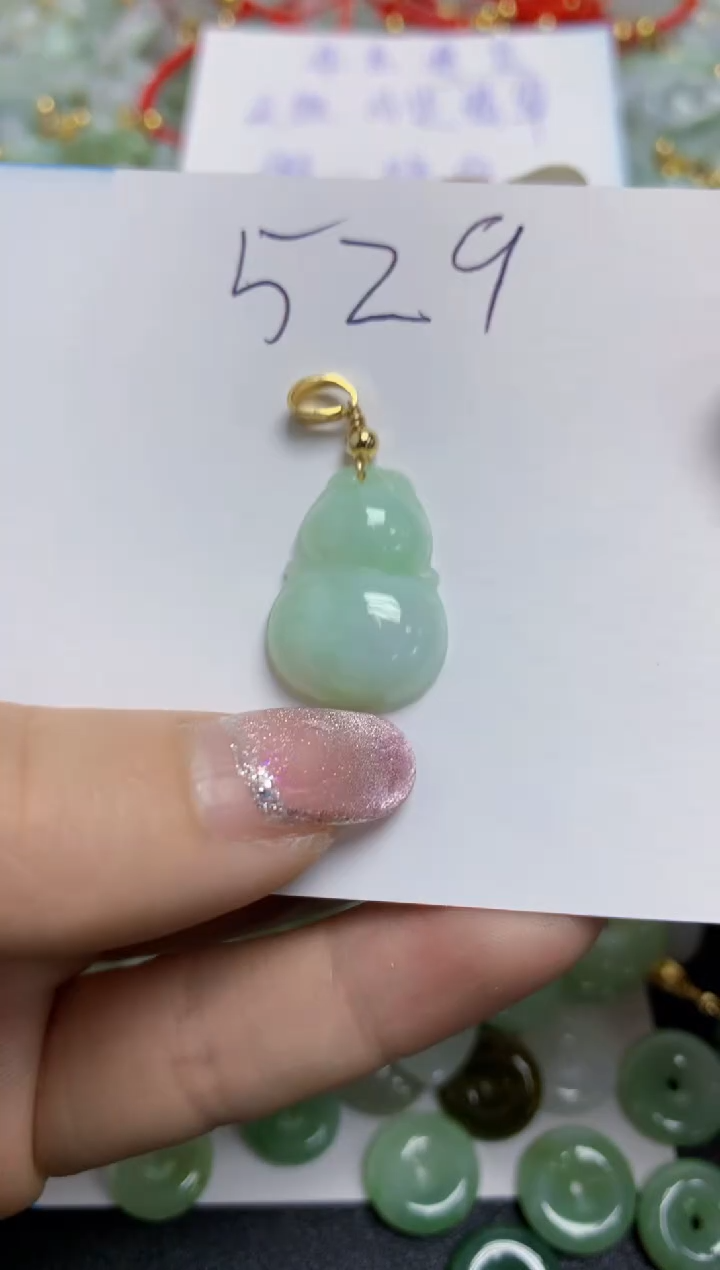 【闪购商品】翡翠颈饰合金天然翡翠A货