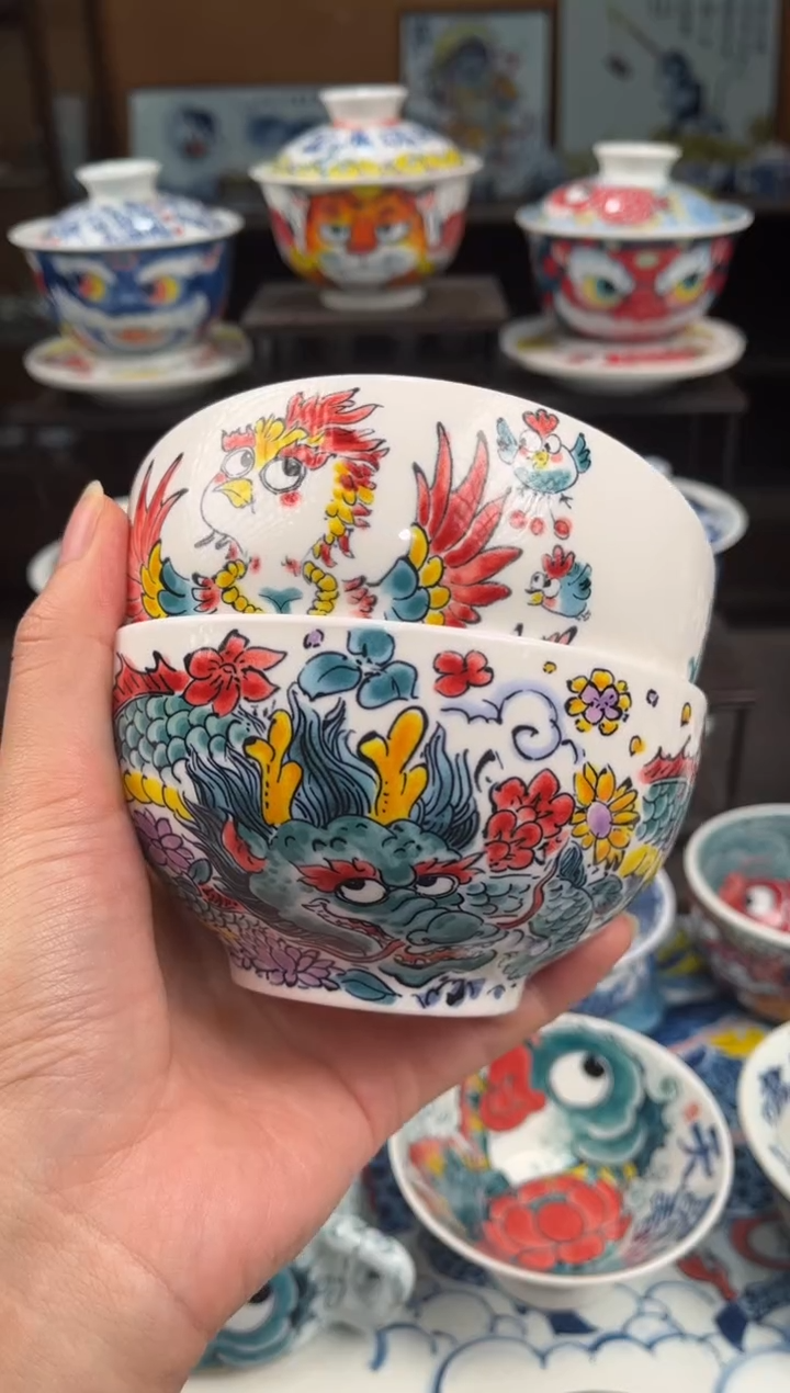拙明院（宠粉价格）一对米饭碗