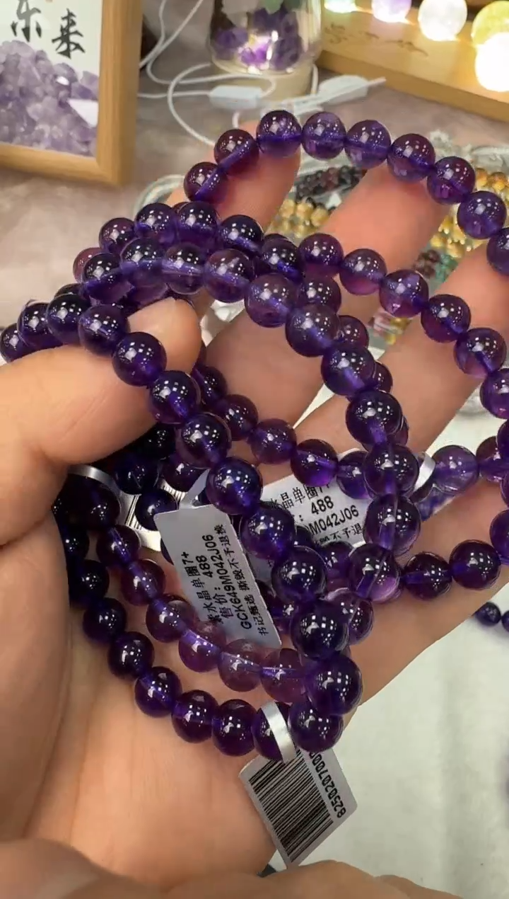 【闪购商品】水晶手链未镶嵌GCK649 约mm多样性发一件