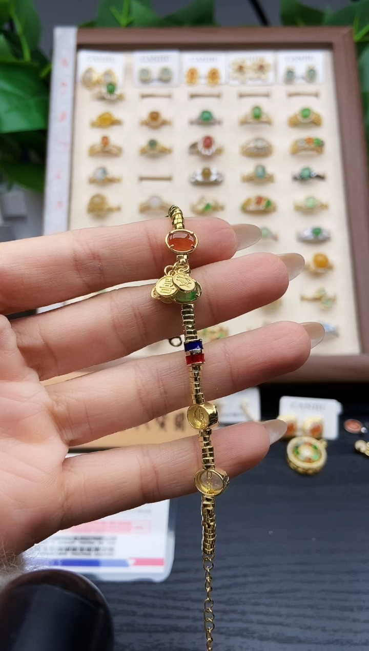 银S925镶嵌戒指翡翠12