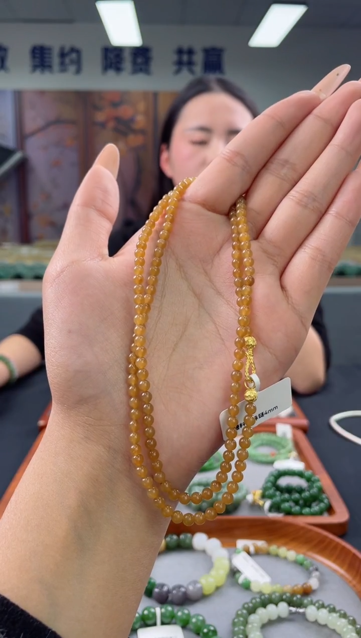 颈饰未镶嵌和田玉项链多样性发一