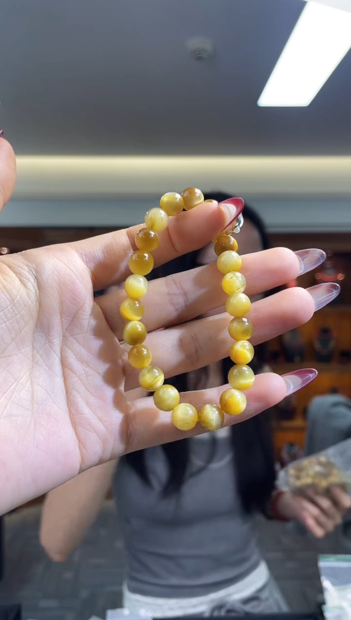 未镶嵌手串木变石（鹰眼石）（多样性发一件）