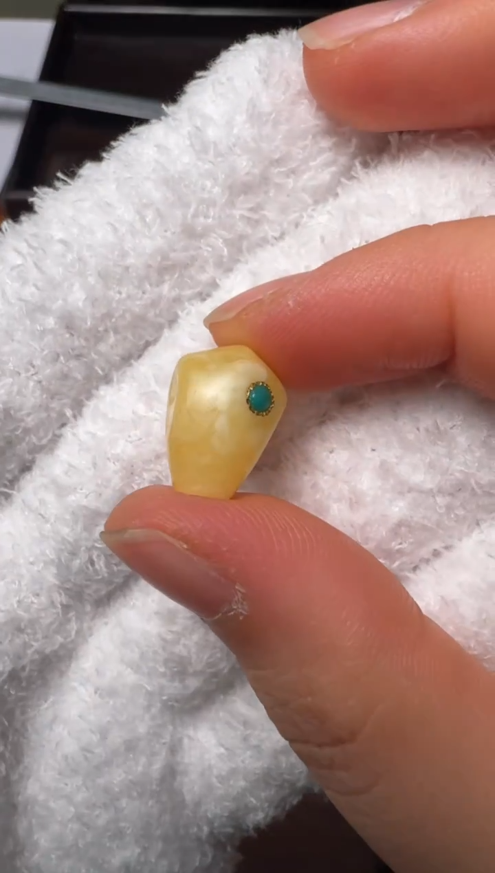 蜜蜡颈饰未镶嵌蜜蜡三通