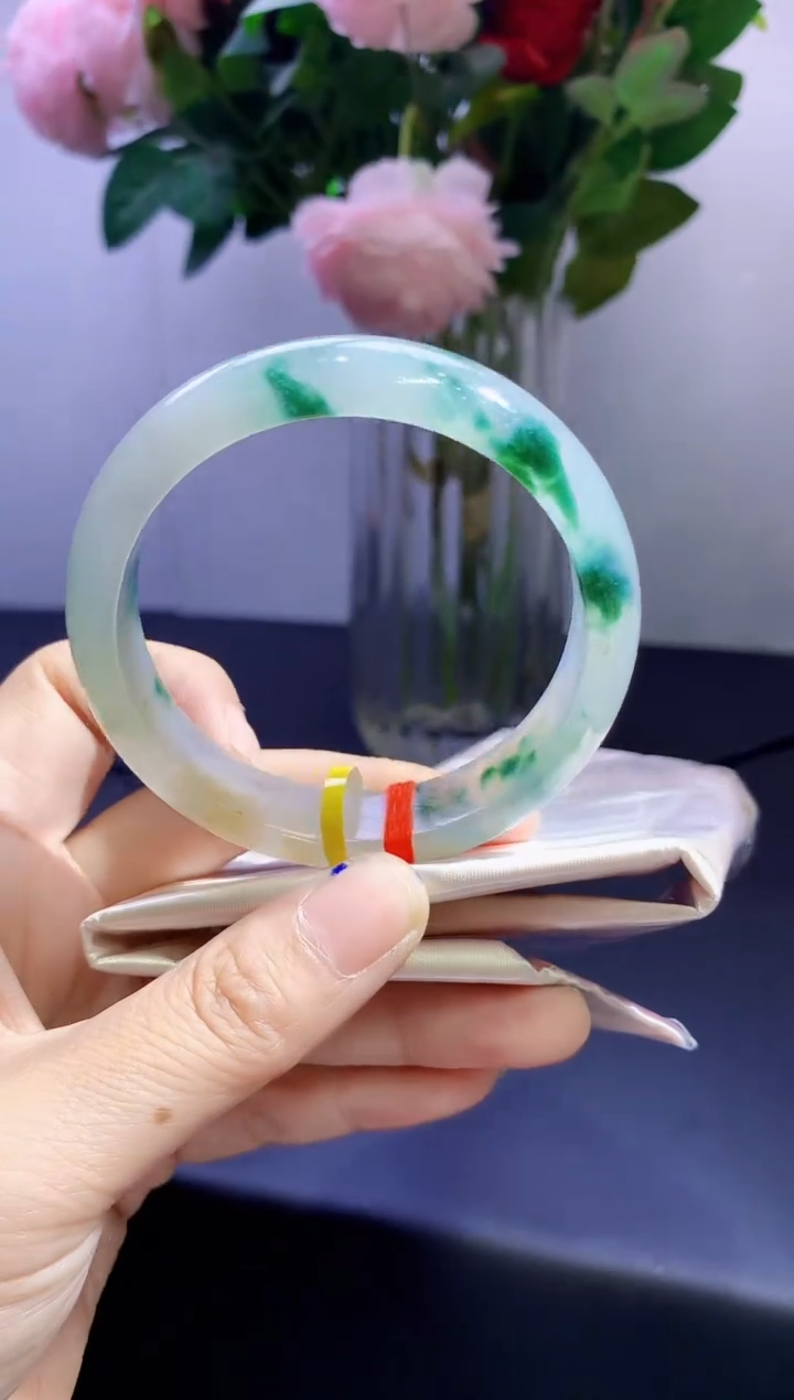 未镶嵌手镯翡翠翡翠手镯圈口57.2-t82 