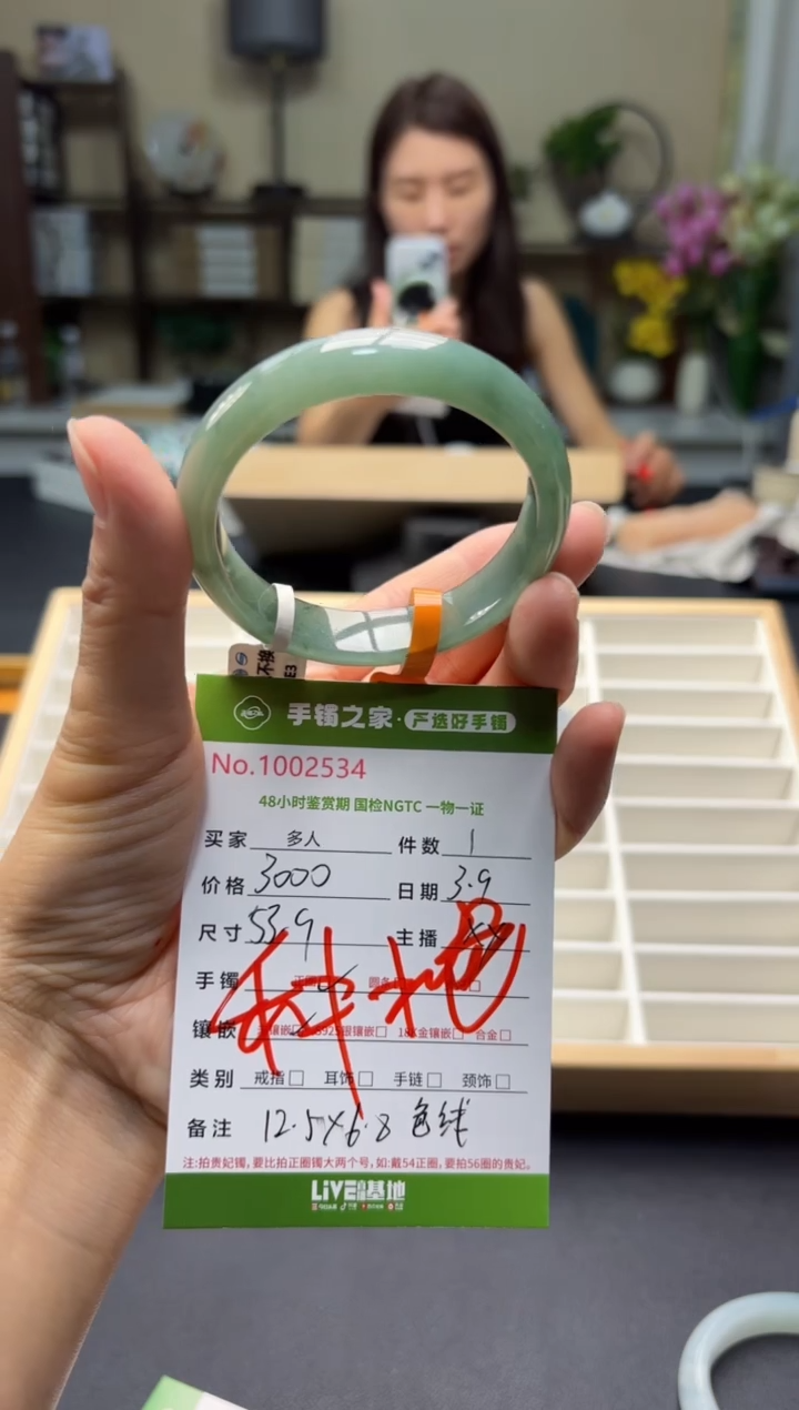 【闪购商品】翡翠手镯未镶嵌多人