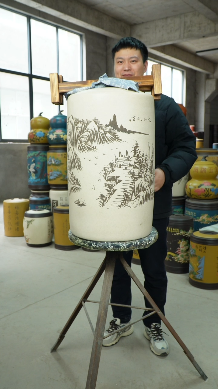 宜兴原矿紫砂茶叶罐