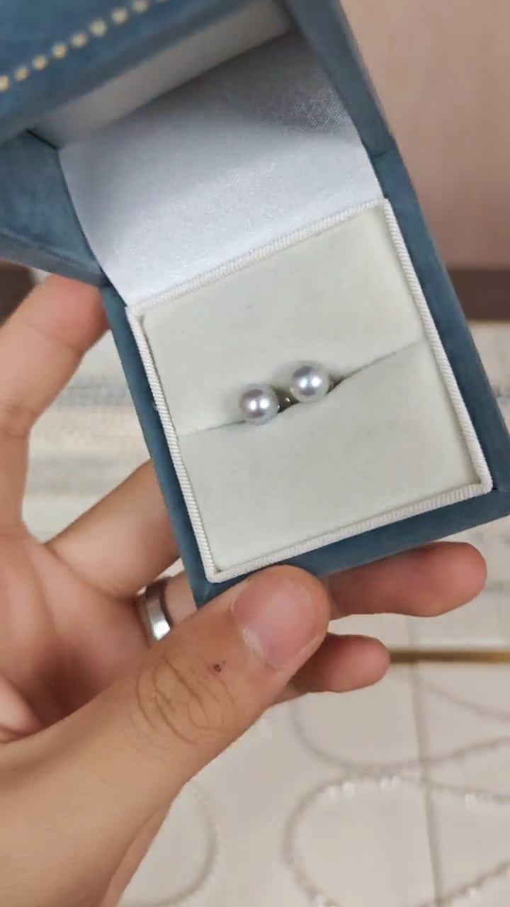 【闪购商品】海水珍珠耳饰银S925镶嵌3656