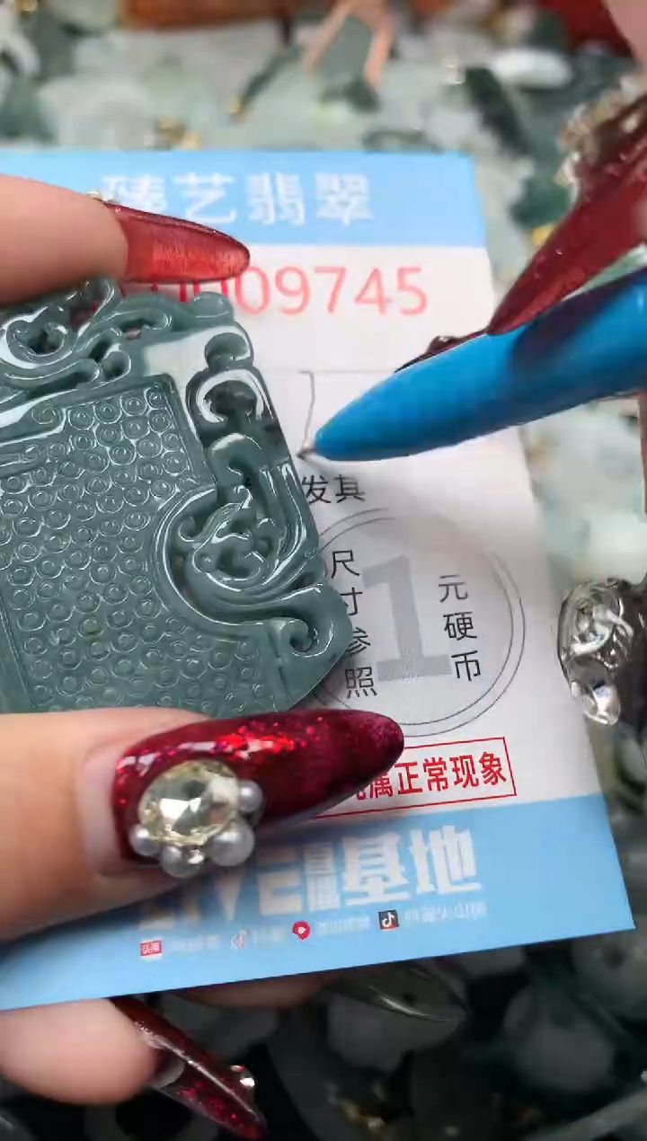 颈饰未镶嵌翡翠9745