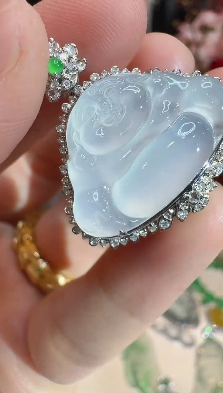 【闪购商品】翡翠吊坠(不含链)18K金镶嵌多样性团购发一件