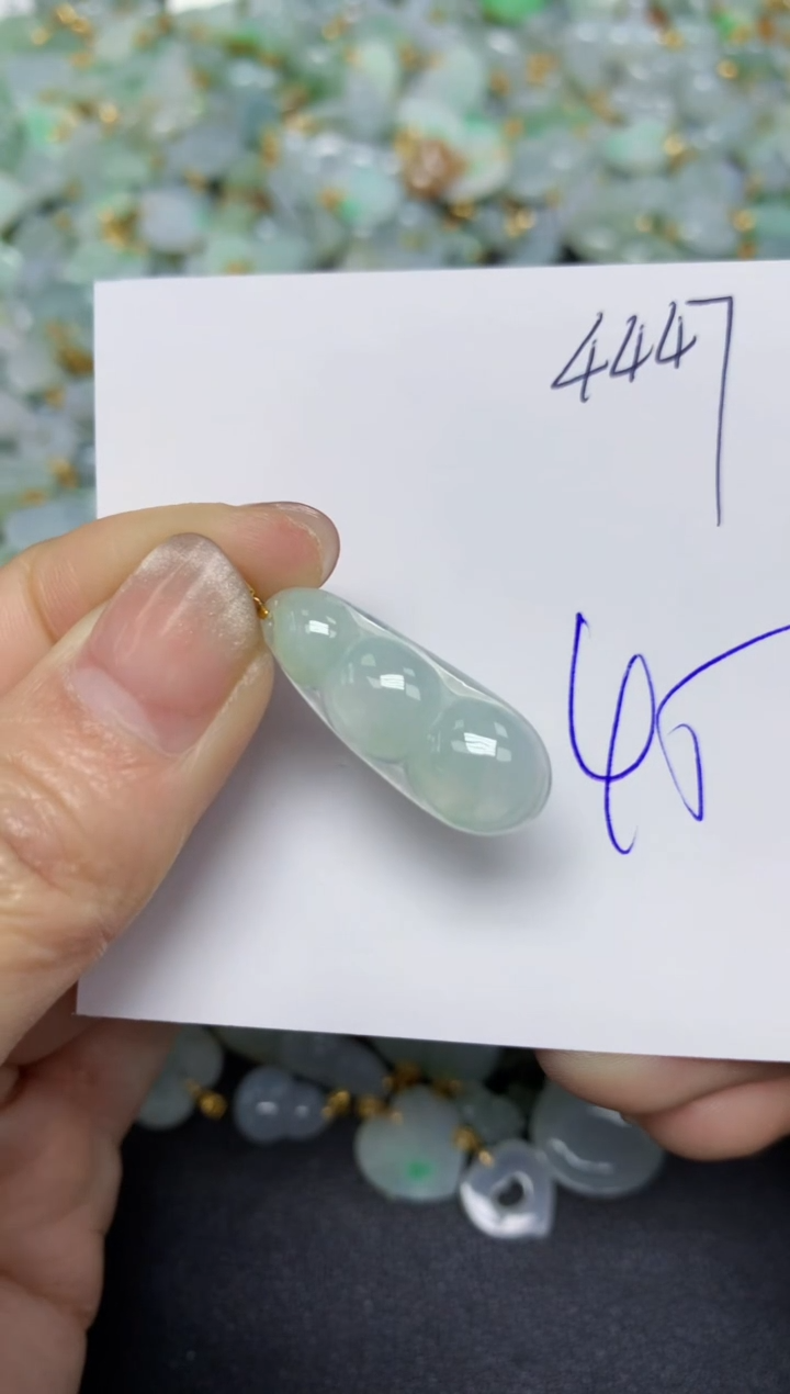 【闪购商品】翡翠颈饰18K金镶嵌 天然翡翠A货