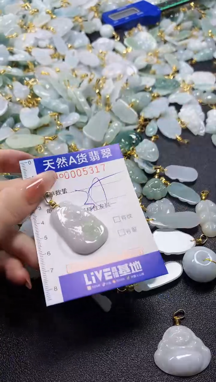 颈饰未镶嵌翡翠天然A货翡翠