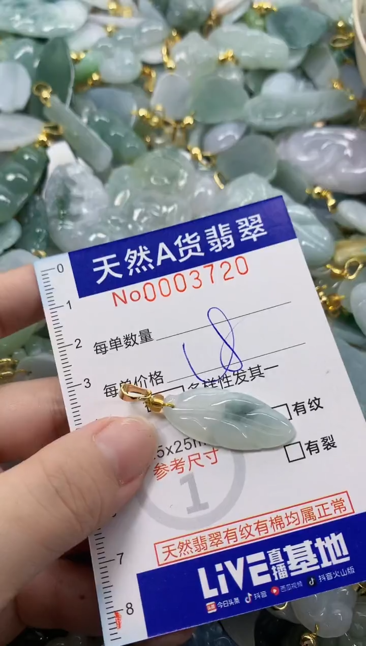 颈饰未镶嵌翡翠天然A货翡翠