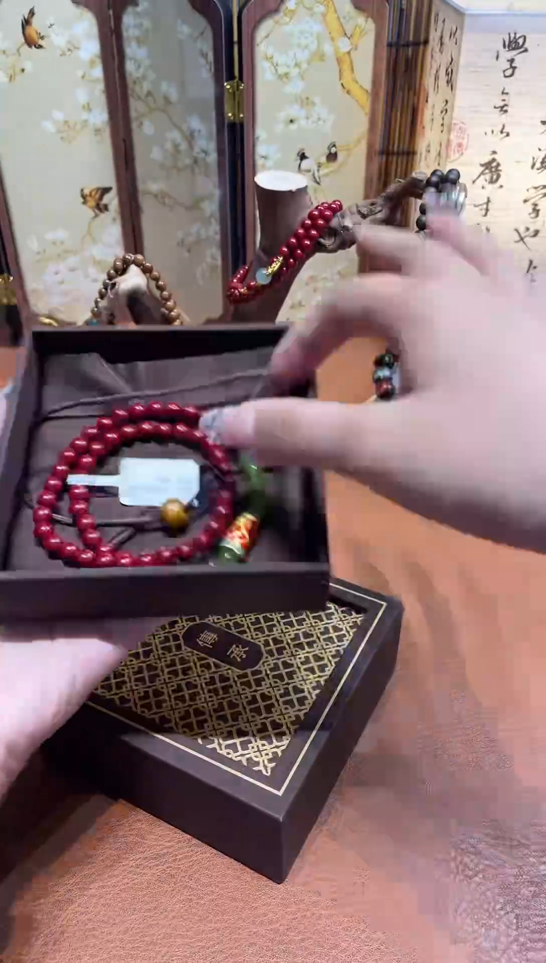 非洲檀香手串/手链柒月撤柜闪购链接（多样性发其一）￥