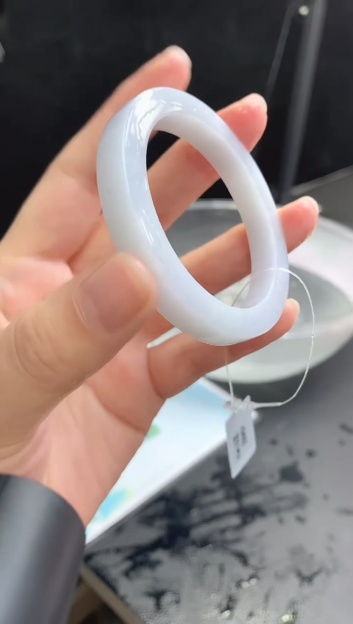 【闪购商品】定制翡翠手镯未镶嵌9 51-52正