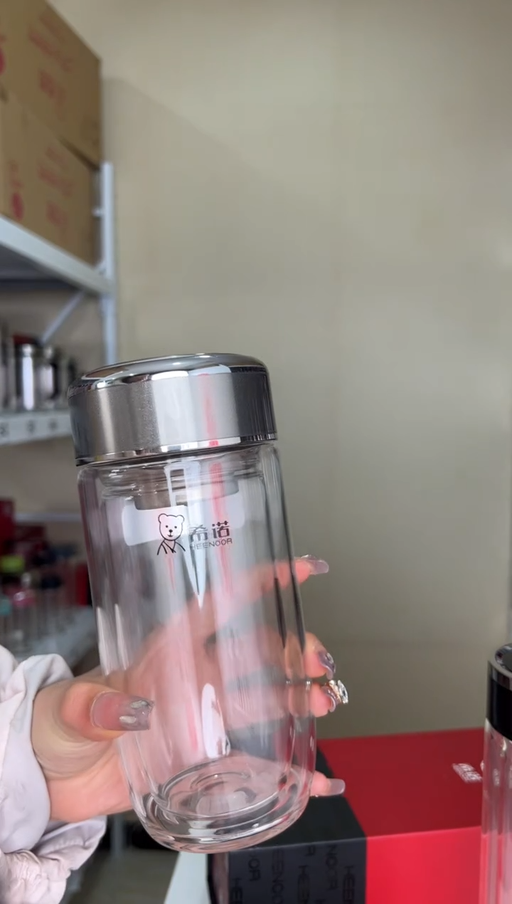 【闪购商品】双层抗菌鹅蛋370ml高档茶杯