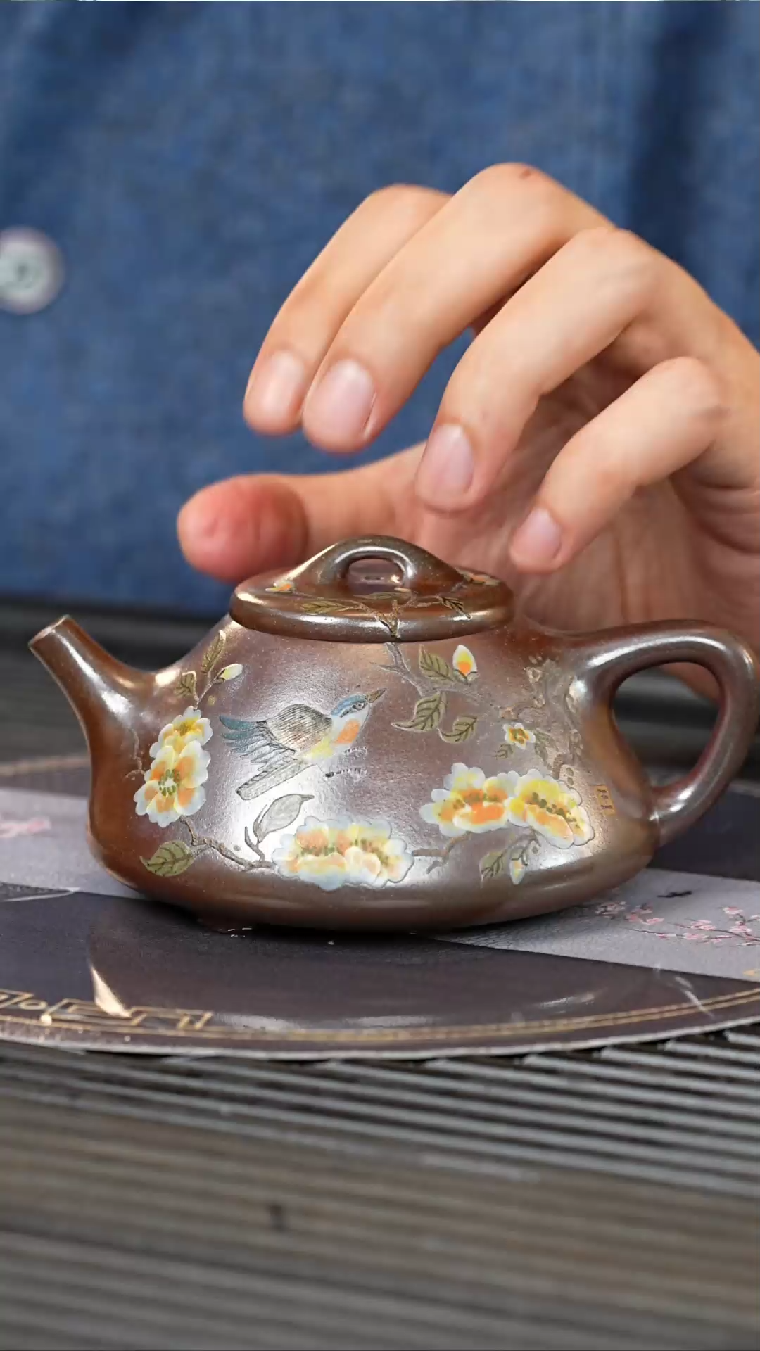 【闪购商品】紫砂茶壶PQZ 柴烧 石瓢  