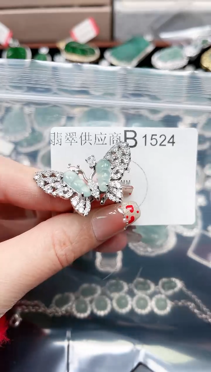 【闪购商品】翡翠颈饰未镶嵌1524赠皮绳