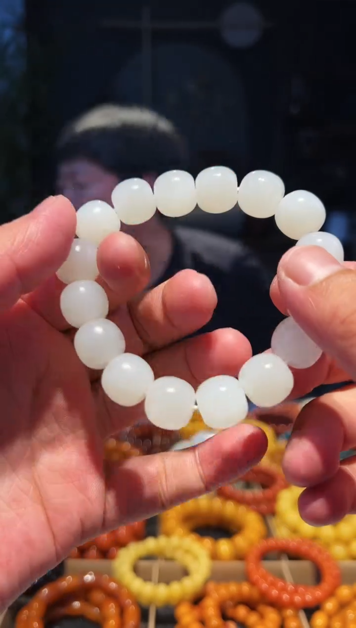 手串未镶嵌和田玉14+老型