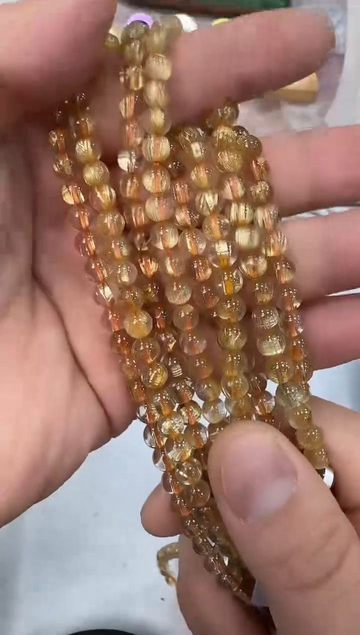 【闪购商品】水晶手链未镶嵌CK1154 约5mm多样性发一件