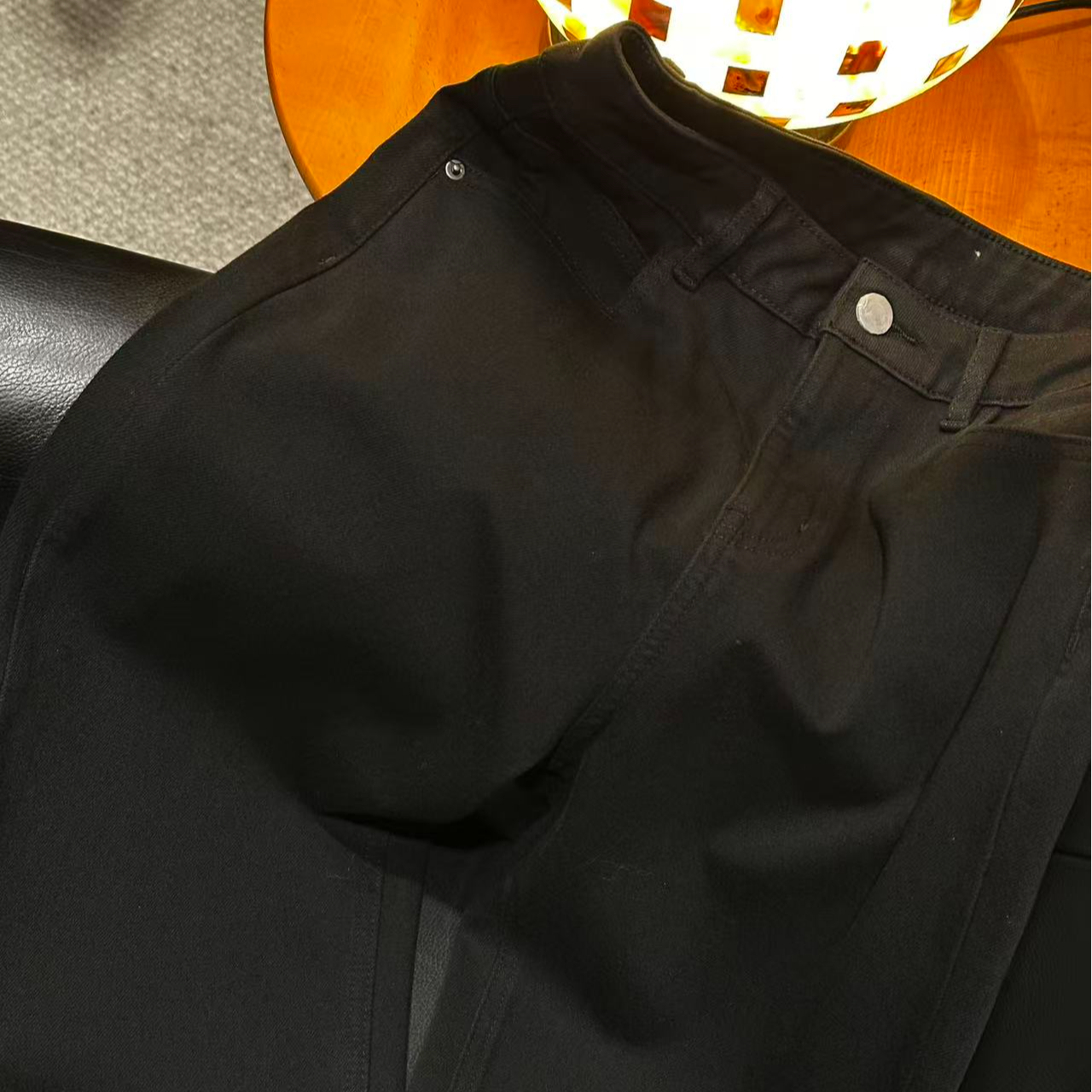 九分收身牛仔裤百搭