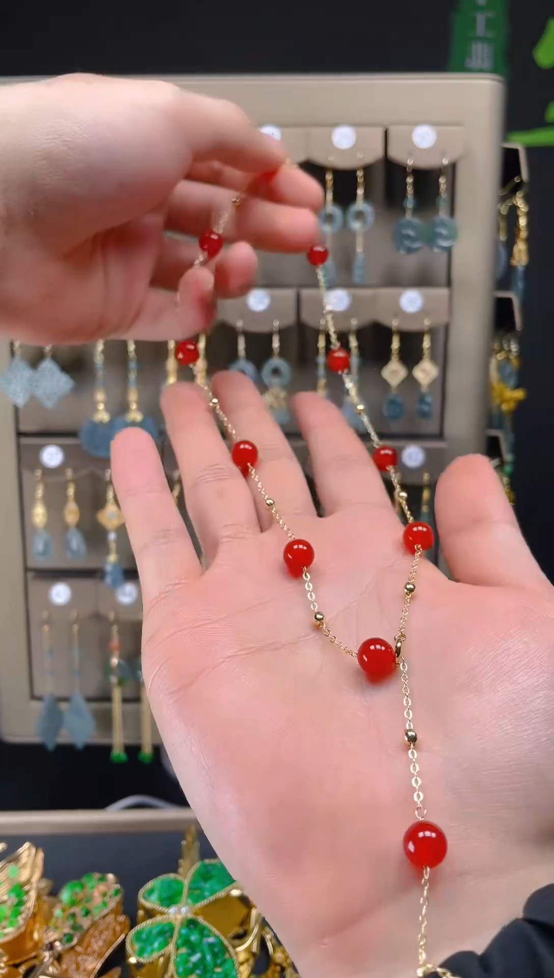 【闪购商品】玛瑙/玉髓耳饰合金040玛瑙饰品