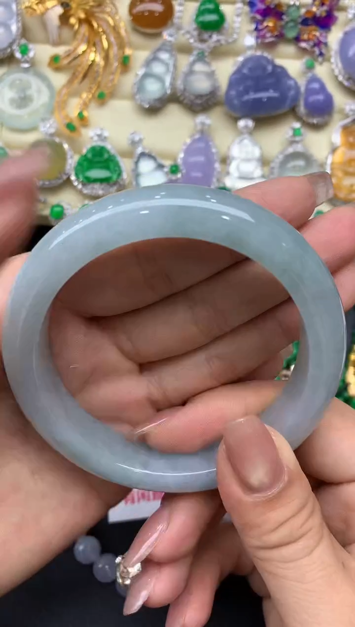 未镶嵌手镯翡翠63-中国好珍宝