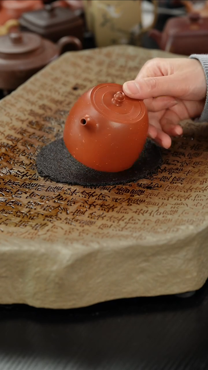 【闪购商品】紫砂茶壶朱泥铺砂井栏