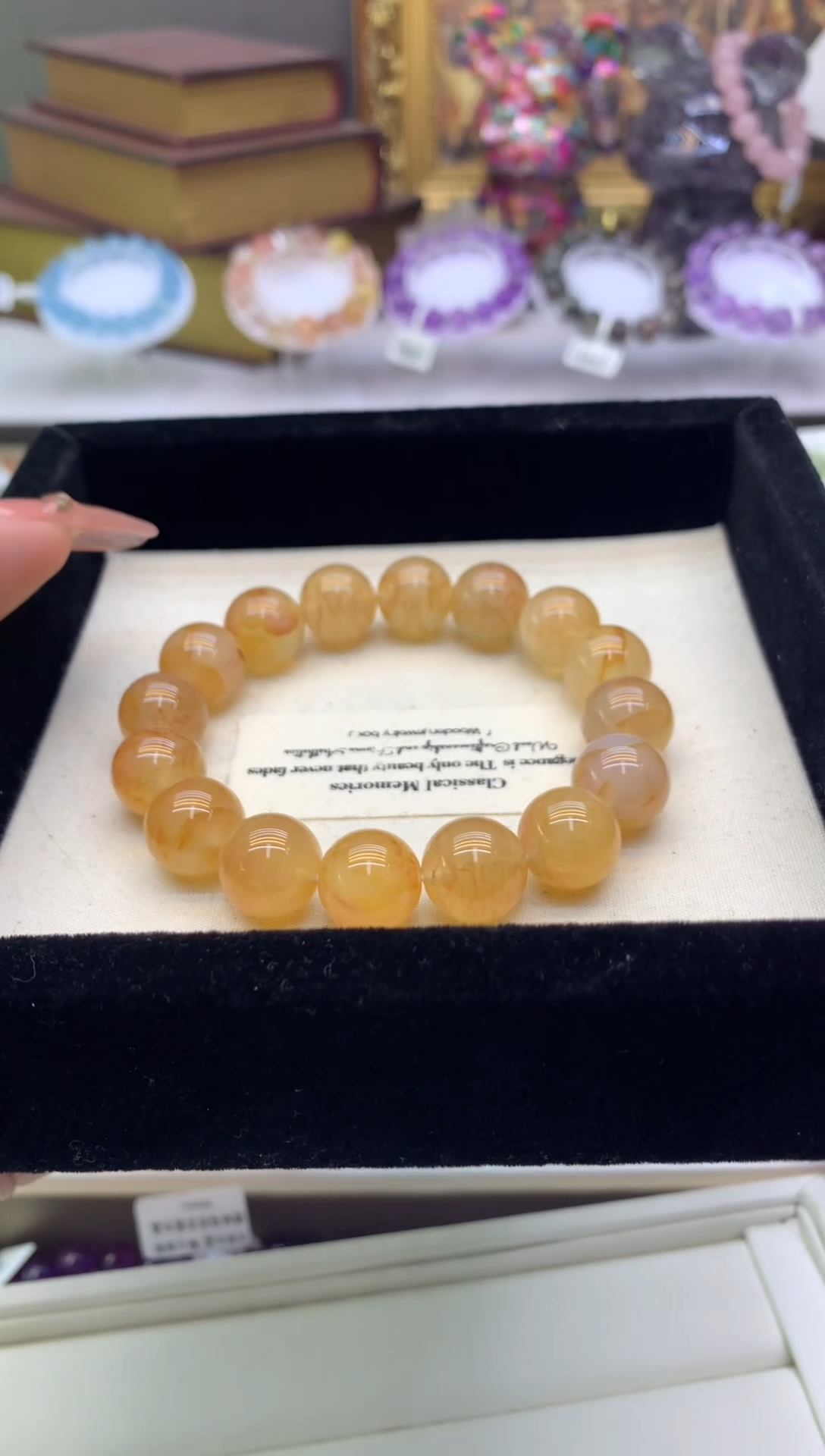 【闪购商品】水晶手串未镶嵌13+龙纹玛瑙