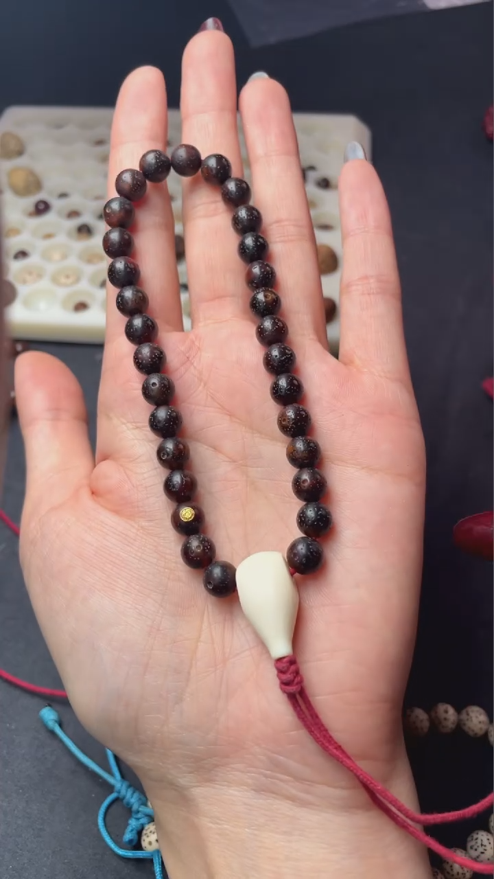 【闪购商品】星月菩提手串赤金级星月菩提正圆8手持