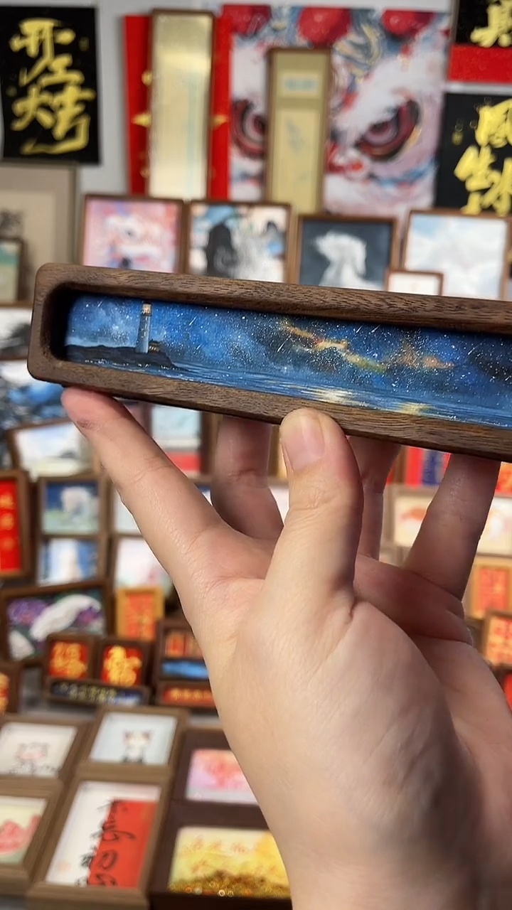 国画纯手绘书法绘画作品