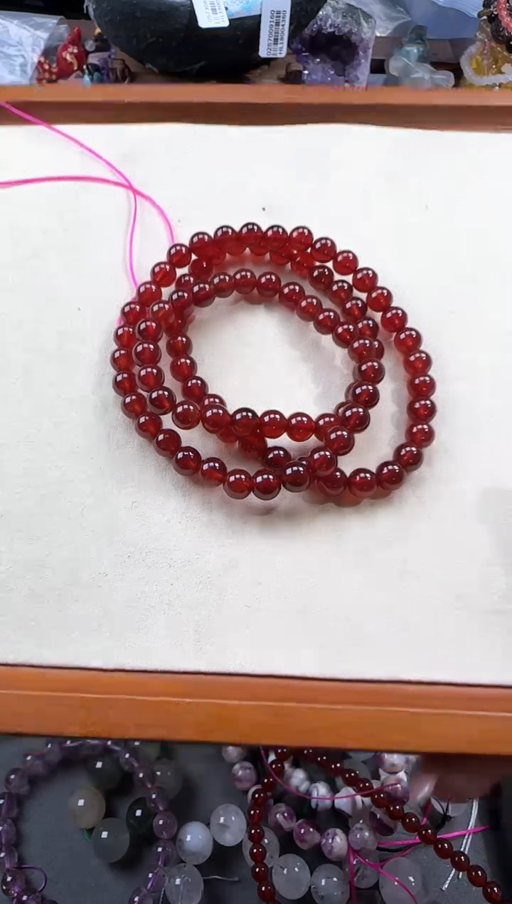 未镶嵌手链石榴石322