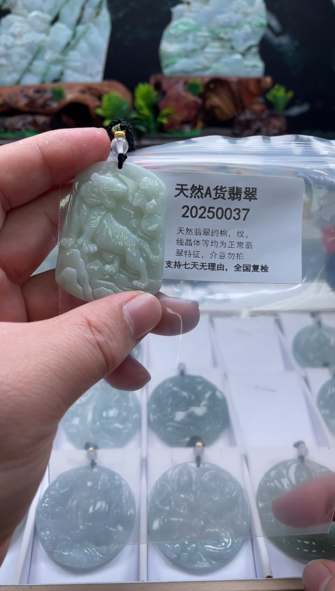 颈饰未镶嵌翡翠翠峰珠宝202512010094