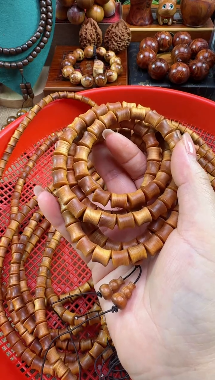 柏木（崖柏）手串/手链崖柏竹节款0.9多圈