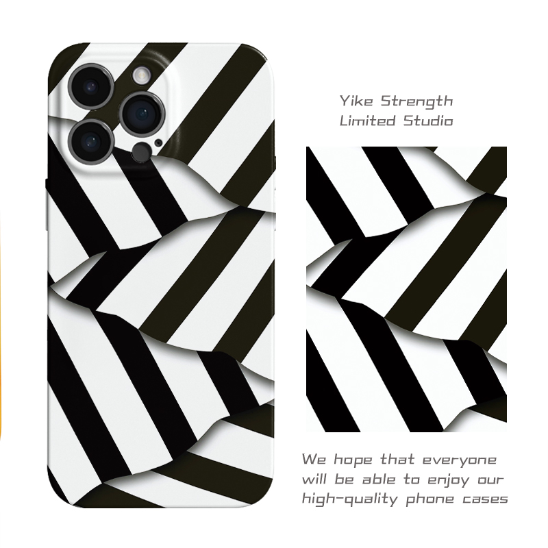 黑白线菲林软壳进口光面适用iphone苹果13rpomax/14/16pro