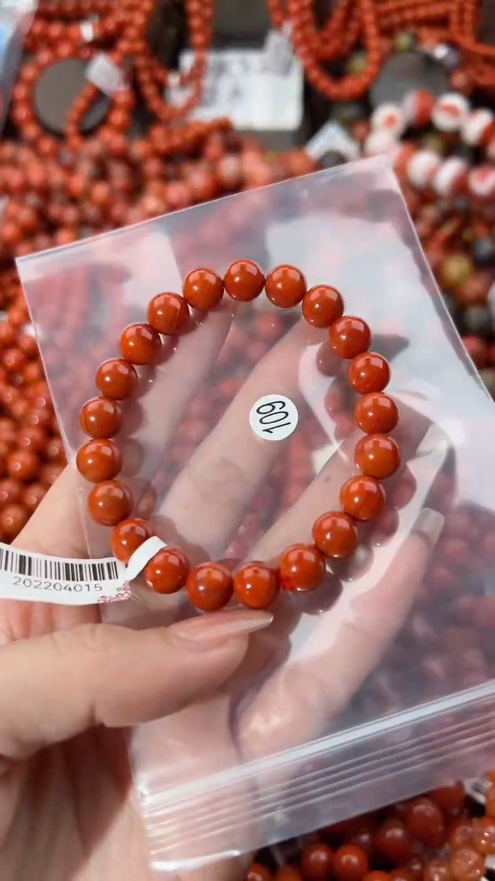 【闪购商品】南红玛瑙手串未镶嵌9