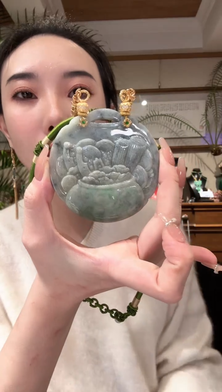 【闪购商品】翡翠颈饰未镶嵌国风