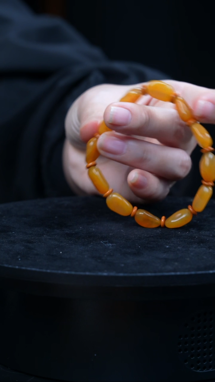 【闪购商品】寿山石其他17克本部田黄籽料手串