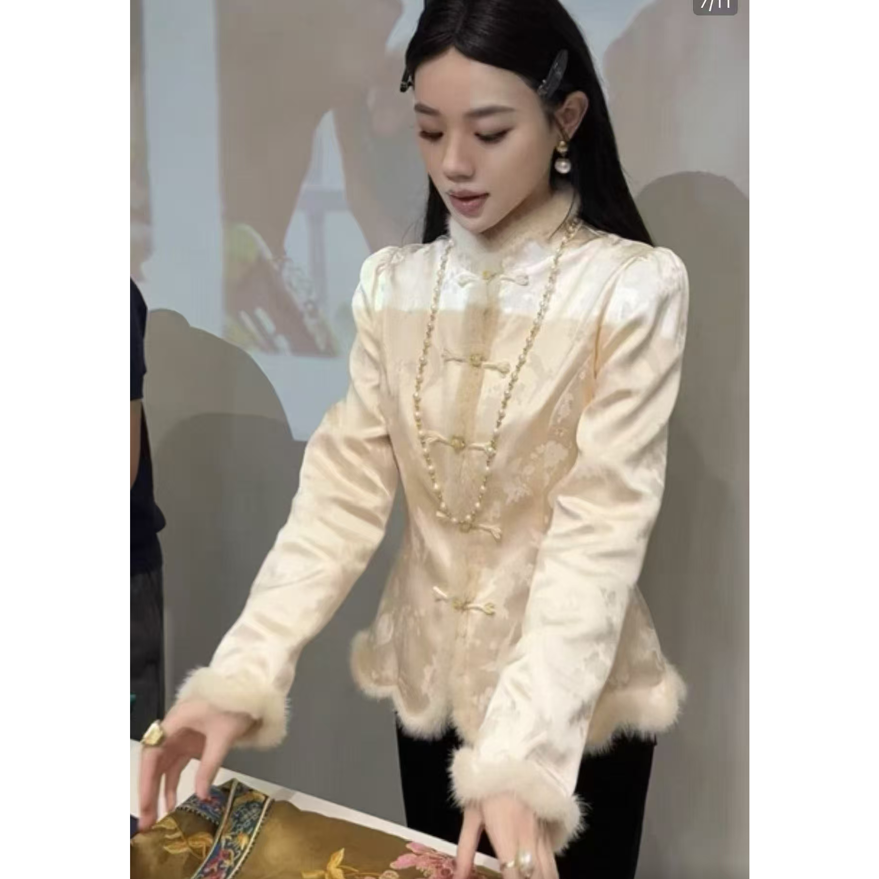 【779】新中式禅意改良盘扣衬衫女国风复古新款唐装高级感上衣